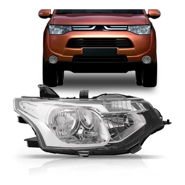 Farol Outlander 2014 2015 Elétrico Mitsubishi