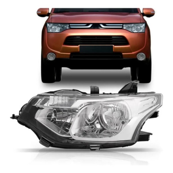 Farol Outlander 2014 2015 Elétrico Mitsubishi