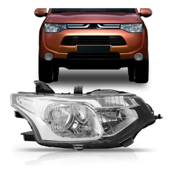 Farol Outlander 2014 2015 Elétrico Mitsubishi