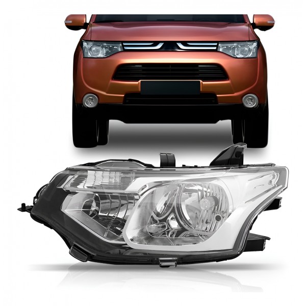 Farol Outlander 2014 2015 Elétrico Mitsubishi