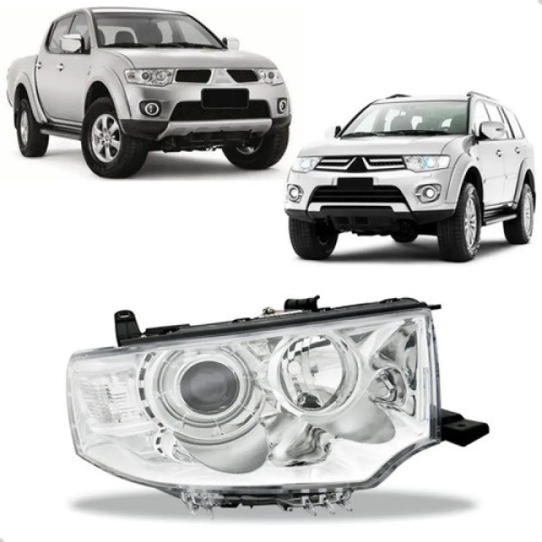 Farol Pajero Dakar 2009 2010 2011 2012 013 L200 Triton 13