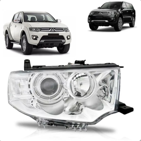 Farol L200 Triton 2012 2013 2014 2015 Foco Duplo Unidade