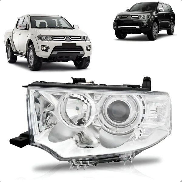 Farol L200 Triton 2012 2013 2014 2015 Foco Duplo Unidade