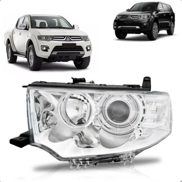 Farol L200 Triton 2012 2013 2014 2015 Foco Duplo Unidade
