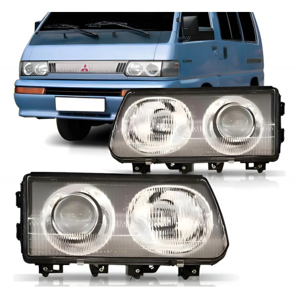 Par Farol Mitsubishi L300 1998 1999 2000 Ambos Lados