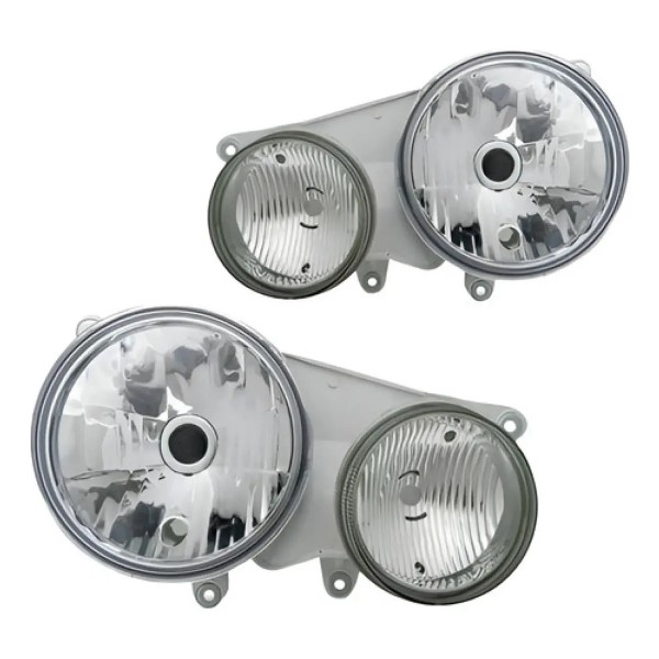 Par Farol L200 03/10 Pajero Sport 04/2011 Foco Duplo Oferta