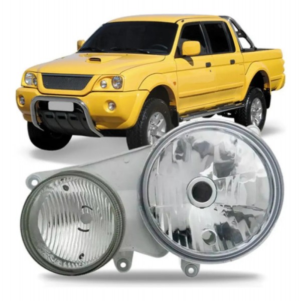 Farol L200 2003/2010 Pajero Sport 2004/11 Foco Duplo Oferta