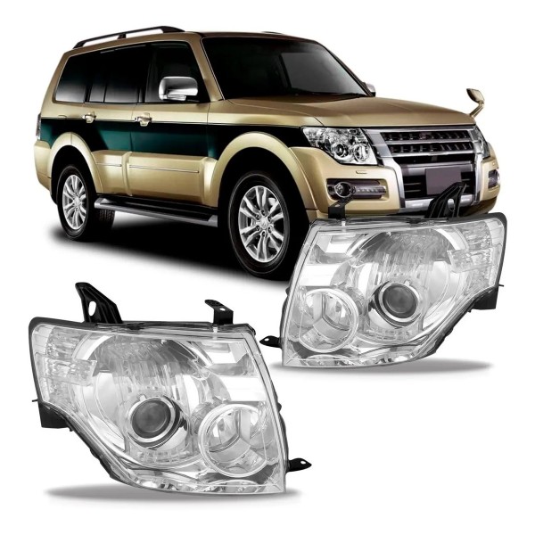 Par Farol Pajero Full 2008 2009 10 11 12 2013 2014 Elétrico Ambos Lados