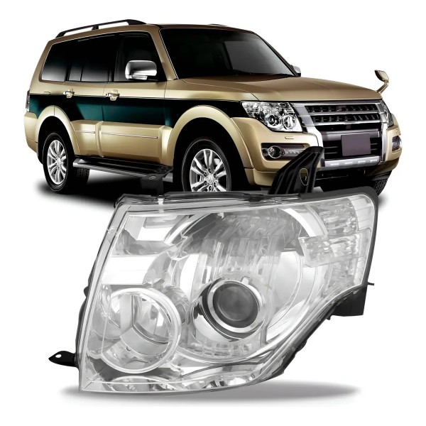 Farol Pajero Full 2008 2009 2010 A 11 12 2013 2014 Elétrico