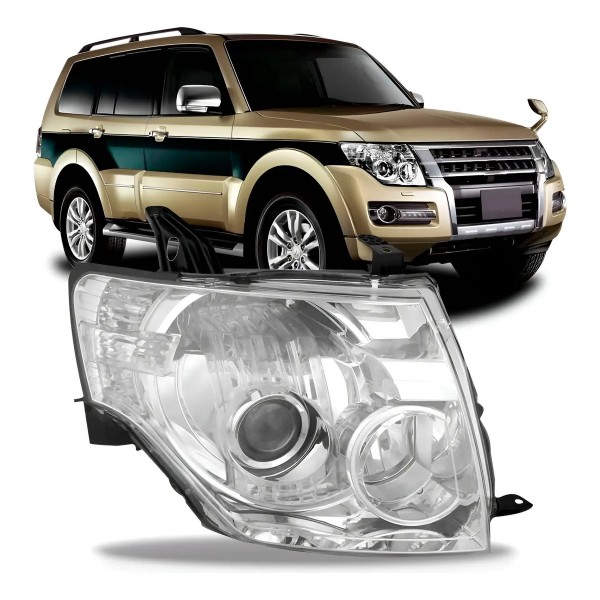 Farol Pajero Full 2008 2009 2010 A 11 12 2013 2014 Elétrico