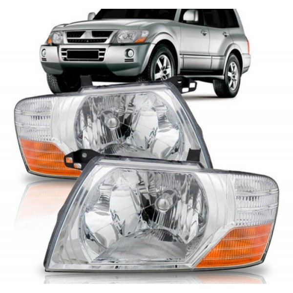 Farolete Pajero Full 2003 2004 2005 2006 2007 Cromado Depo