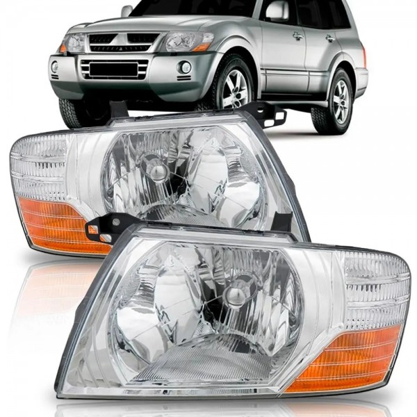 Farolete Pajero Full 2003 2004 2005 2006 2007 Cromado Depo
