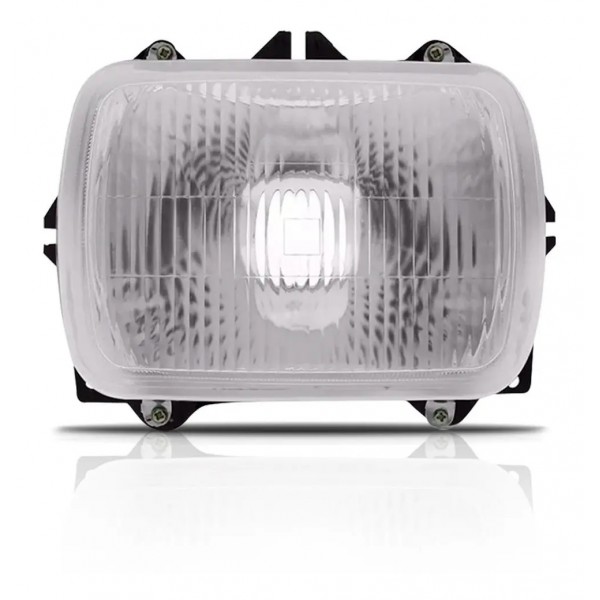 Farol Hilux/l200 Quadrado 1990 A 2001 Com Suporte C/garantia