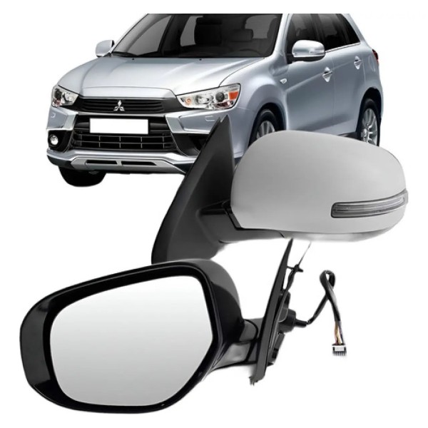 Espelho Retrovisor Asx 2011 Á 2017 Elétrico C/pisca Retrá