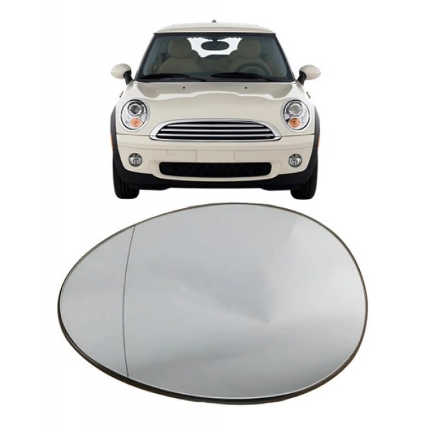 Lente Retrovisor Mini Cooper 07 A 11 Clubman 06 A 14 Termico