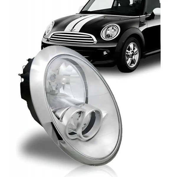 Farol Mini Cooper 2005 A 2006 Elétrico
