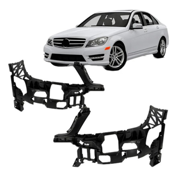 Par Suporte Parachoque Dianteiro Mercedes C180 2008 A 2018