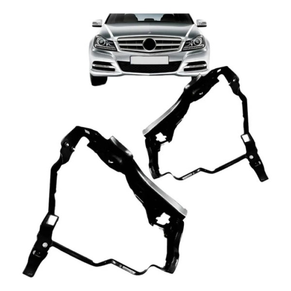 Suporte De Farol Mercedes C180 2012 2013 2014