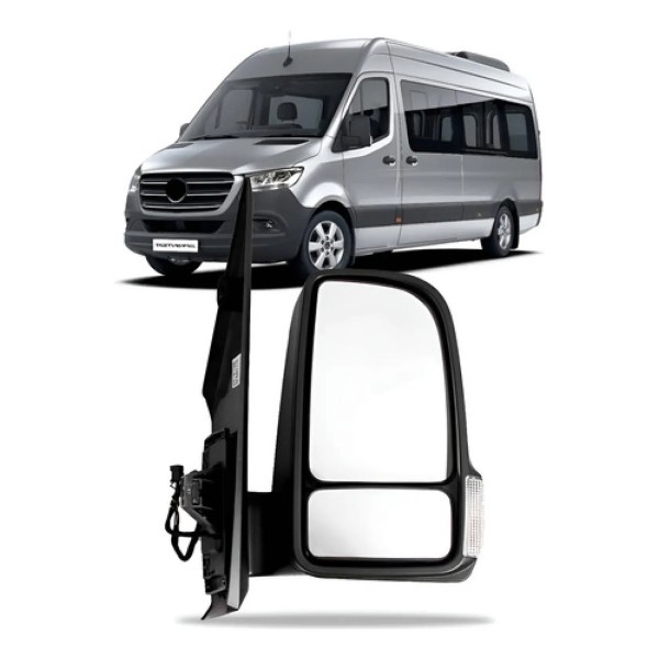 Retrovisor Elétrico C/ Aquecedor Pisca Sprinter 2020 A 2022