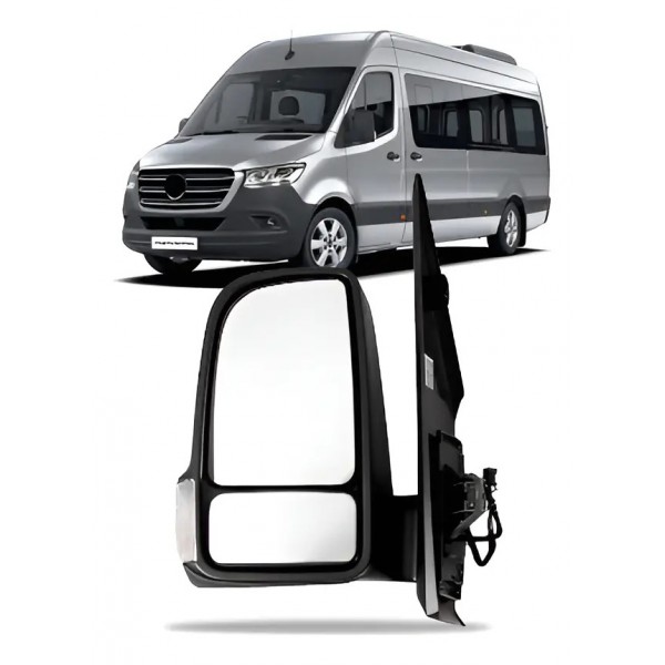 Retrovisor Elétrico C/ Aquecedor Pisca Sprinter 2020 A 2022