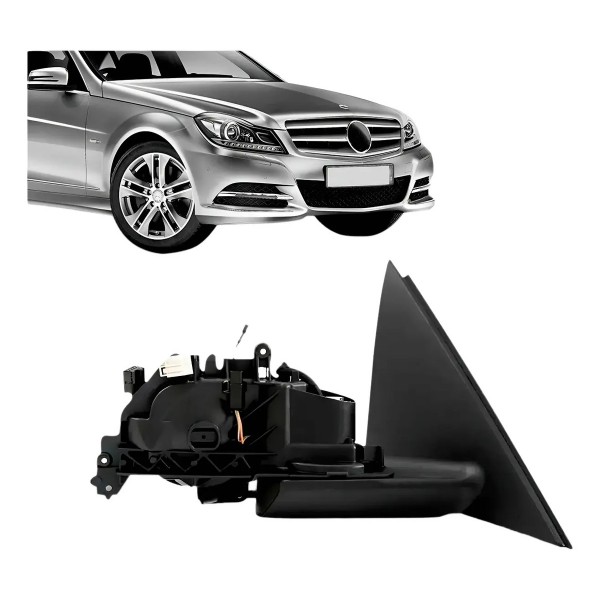 Retrovisor Mercedes C180 2008 A 2014 Eletrico Sem Capa
