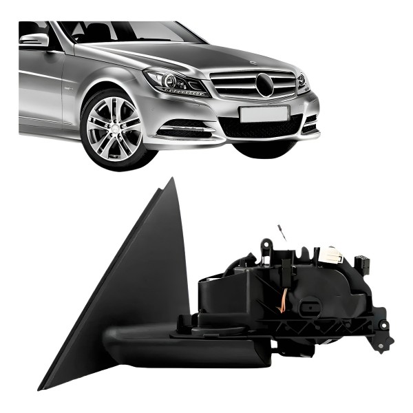 Retrovisor Mercedes C200 2008 A 2014 Eletrico Sem Capa