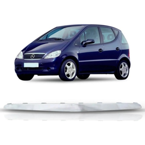 Friso Cromado Da Grade Mercedes Classe A 1999 A 2005 Superio