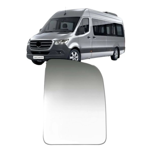 Lente Superior Retrovisor C/ Aquecedor Sprinter 2020 A 2022
