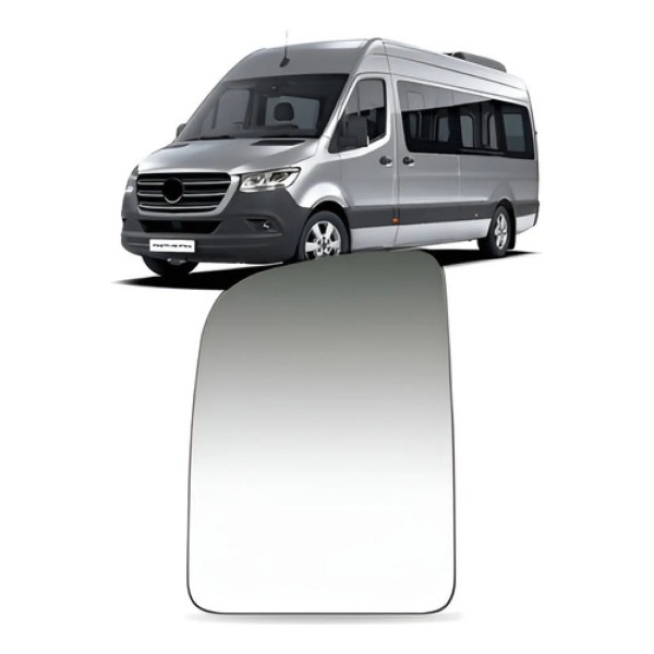 Lente Superior Retrovisor C/ Aquecedor Sprinter 2020 A 2022