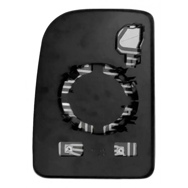 Lente Superior Retrovisor C/ Aquecedor Sprinter 2020 A 2022