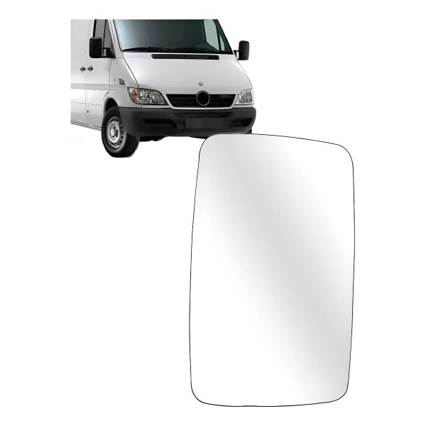 Lente Retrovisor Sprinter 1995 1996 1998 1999 2000 A 2012 Esquerdo