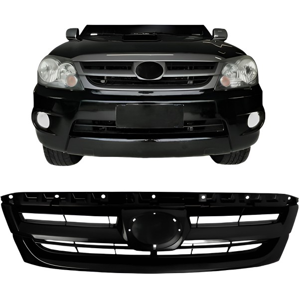 Grade Radiador Hilux Sw4 2005 A 2008 Sem Friso