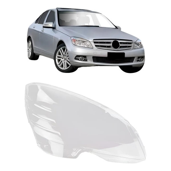 Lente Farol Para Mercedez C180 2008 2009 2010