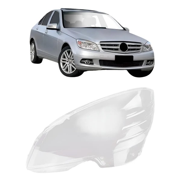 Lente Farol Para Mercedez C180 2008 2009 2010