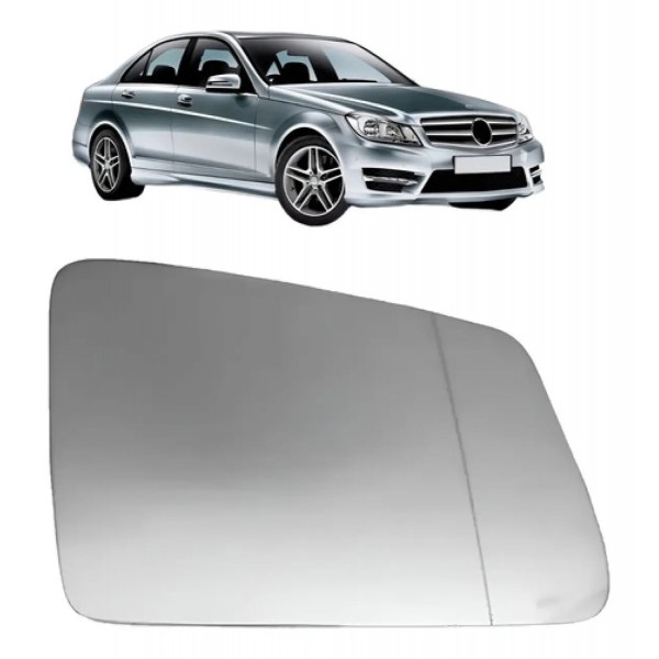 Lente De Retrovisor C180/c200 Com Ponto Cego 2008 A 2014