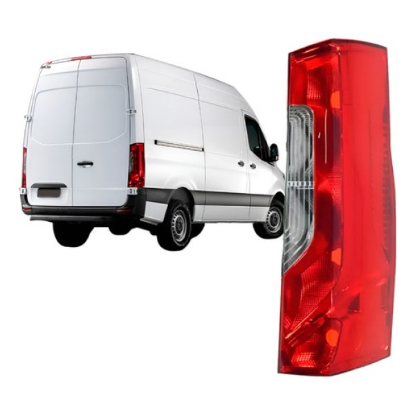 Lanterna Traseira Sprinter 2020 Até 2024  Com Led