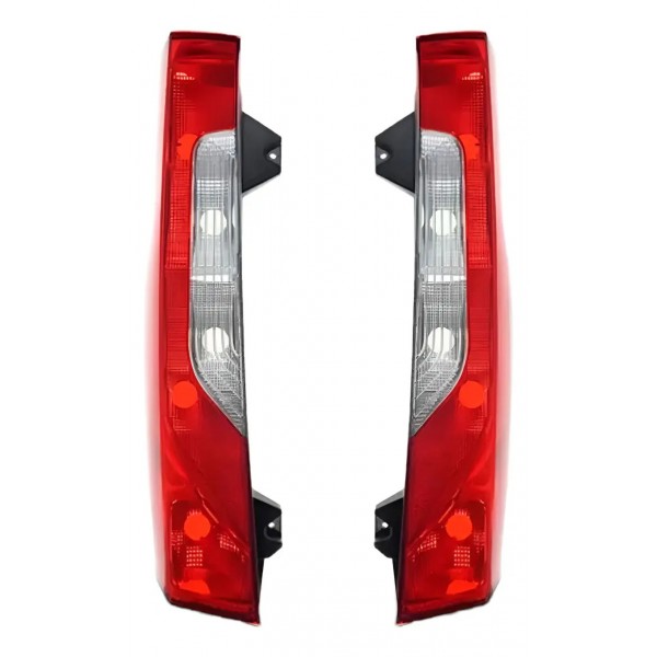 Par Lanterna Traseira Sprinter 2020 Até 2024  Com Led Ambos Lados Vermelho