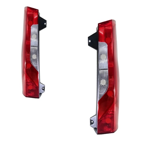 Par Lanterna Traseira Sprinter C/ Led 2019 A 2022 Ambos Lados Vermelho