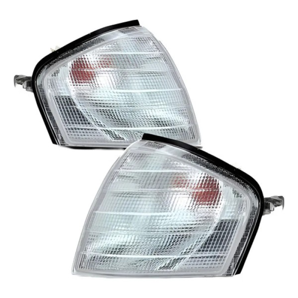 Par Lanterna Dianteira Mercedes C220 94/2000 Cristal Oferta
