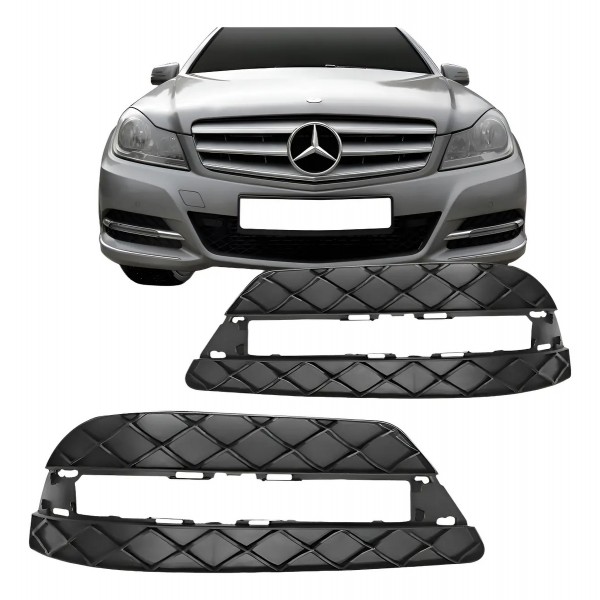 Grade Lateral Parachoque Dianteiro Mercedes C180 2012 Á 14-