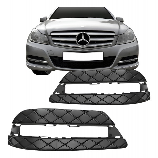 Grade Lateral Parachoque Dianteiro Mercedes C180 2012 Á 201