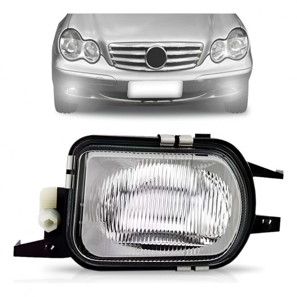 Farol Milha Mercedes C180 C240 C320 Ano 2001 2002 C/garantia