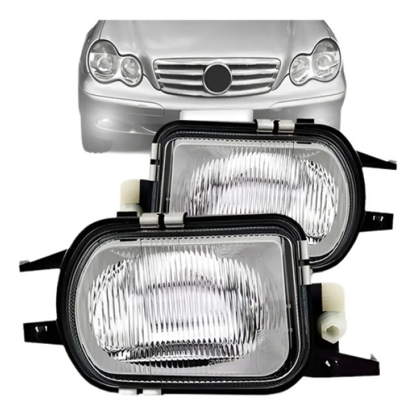 Par Farol Milha Mercedes C180 C240 C320 2001 2002