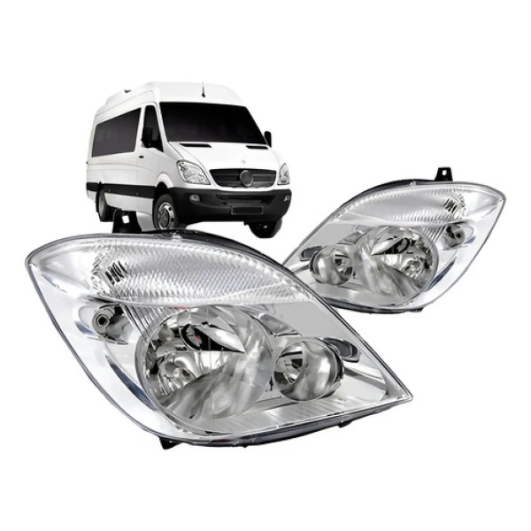 Par Farol Sprinter 2012 A 2016 Com Aux Com Motor