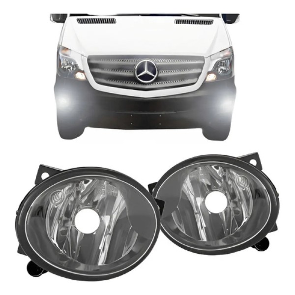 Par Farol De Milha Auxiliar Mercedes Sprinter 2016 2017 2018