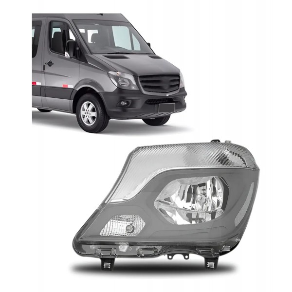 Farol Sprinter 2016 2017 2018 Elétrico Com Motor C/ Garanti