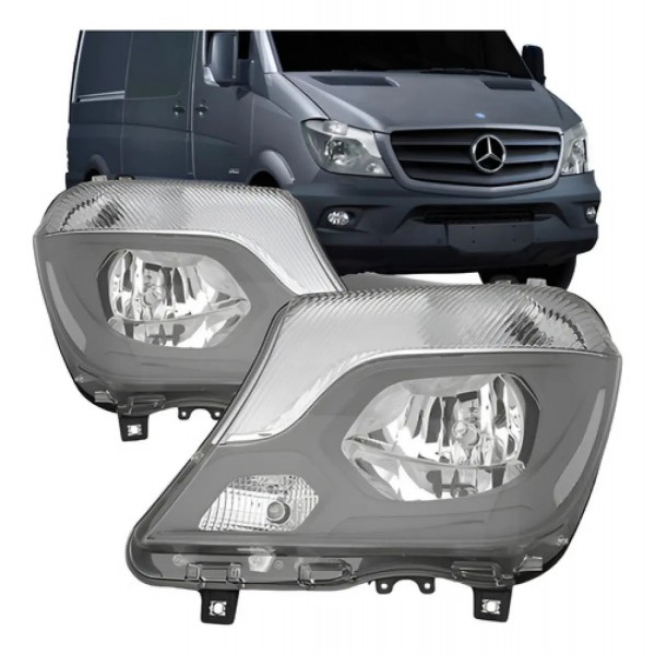Par Farol Sprinter 2016 2017 2018 Elétrico Com Motor