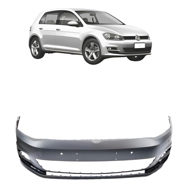 Parachoque Dianteiro Golf 2014 2015 2016 2017 C/ Furo Sensor