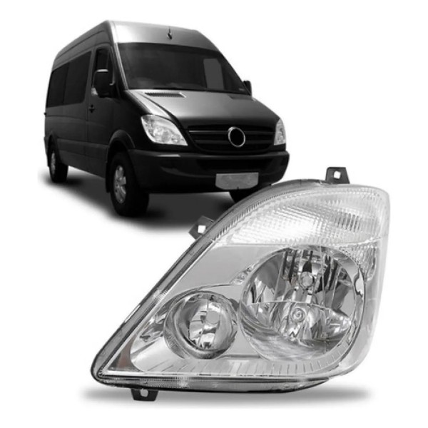 Farol Sprinter 12/16 Elétrico Com Auxiliar Sem Motor Oferta