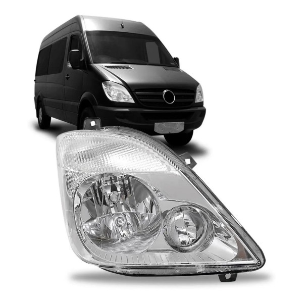 Farol Sprinter 12/16 Elétrico Com Auxiliar Sem Motor Oferta